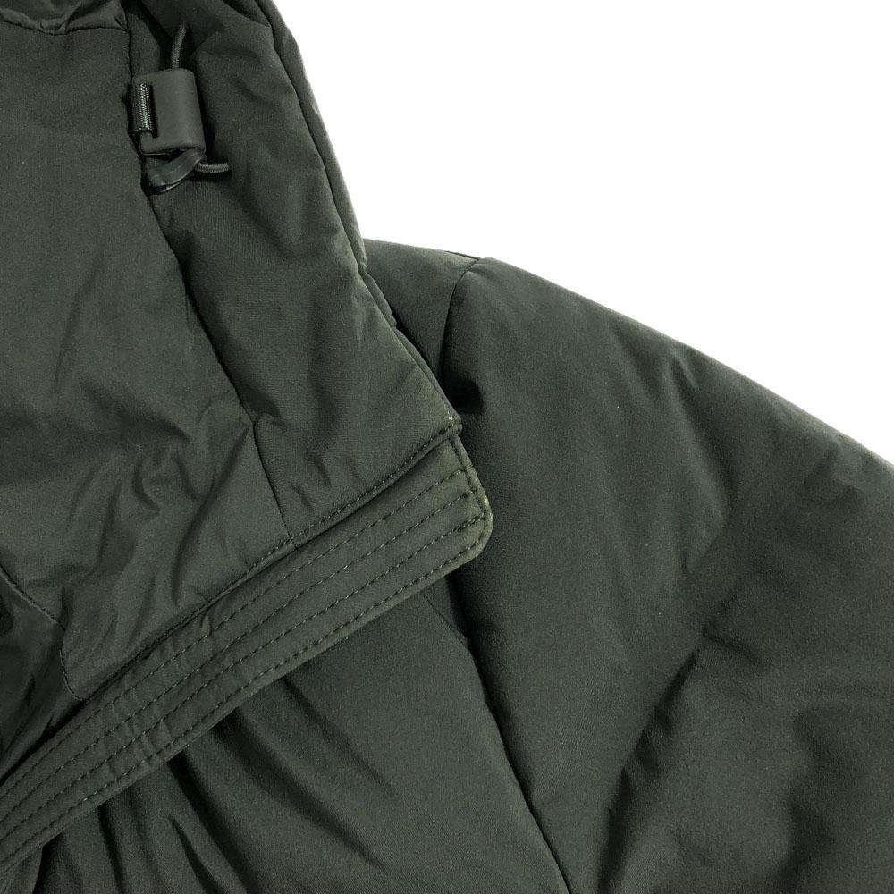 Uniqlo Бесшовное пуховое пальто S Оливковое Женское Б/У