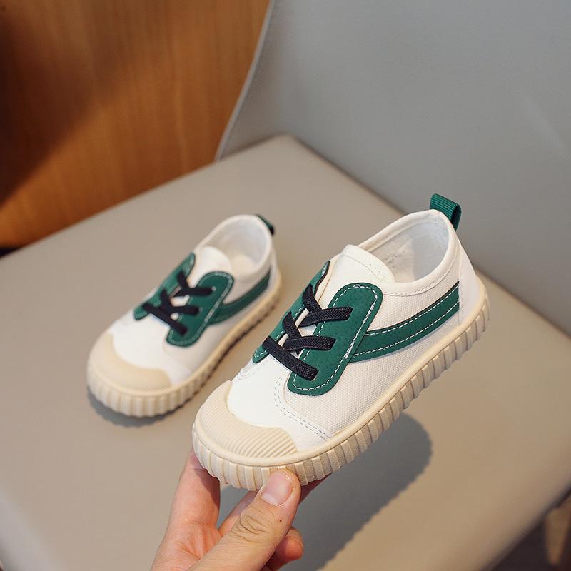 Детские кроссовки Tiger Squad Leader 2025 года выпуска: Закрытые, противоударные, повседневные белые туфли для мальчиков и девочек