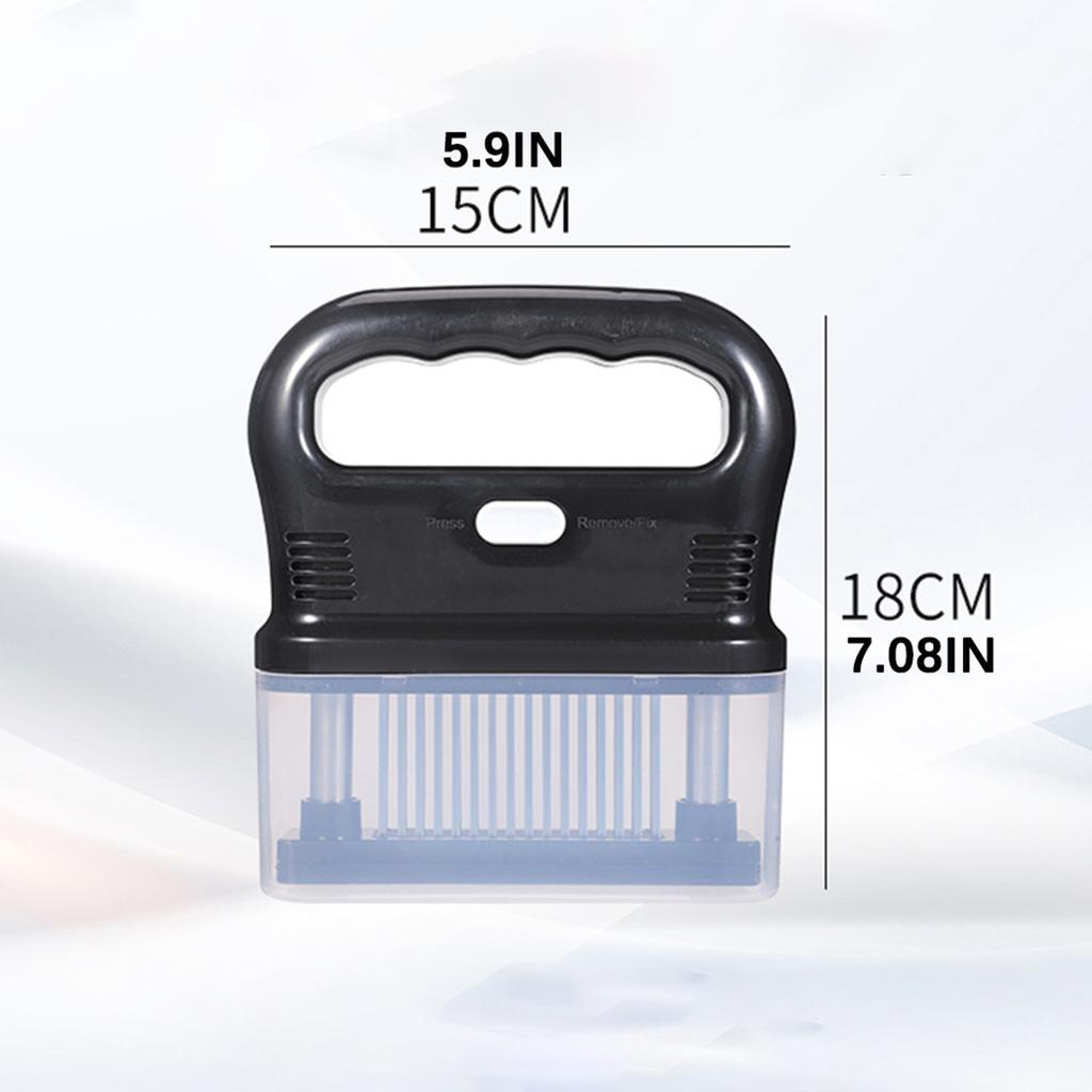 Black 48 Needle Beef Tender Needle Steak Needle Kitchen Tools Barbecue Removable Easy Cleaning