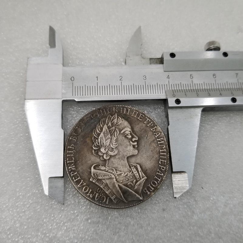 Копия Рубля 1723 Россия Россия Петр I Серебряная Монета Коллекция Русских Монет