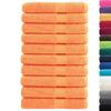 VidaXL Serviettes de Qualité Supérieure 10 pcs, Serviettes de Douche, Draps de Bain, Serviettes d'Invité de Toilette, Orange 137391