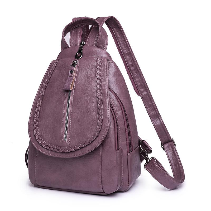 Женская дорожная сумка из мягкой кожи из искусственной кожи в стиле ретро