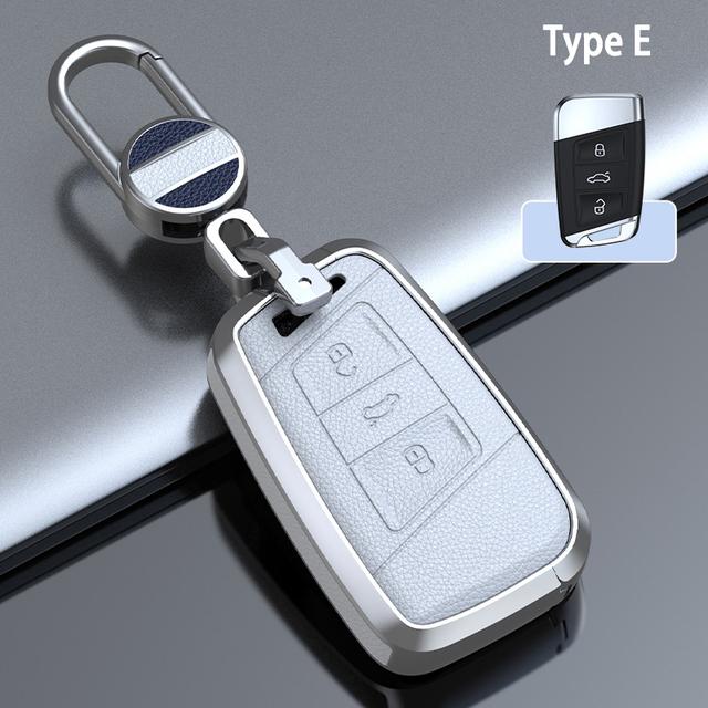 Чехол для автомобильного ключа для VW Volkswagen Magotan Passat B8 Skoda Superb Kodiaq A7, брелок с дистанционным управлением, защитный чехол