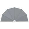 Folding Patio Side Fan Grey 160 cm