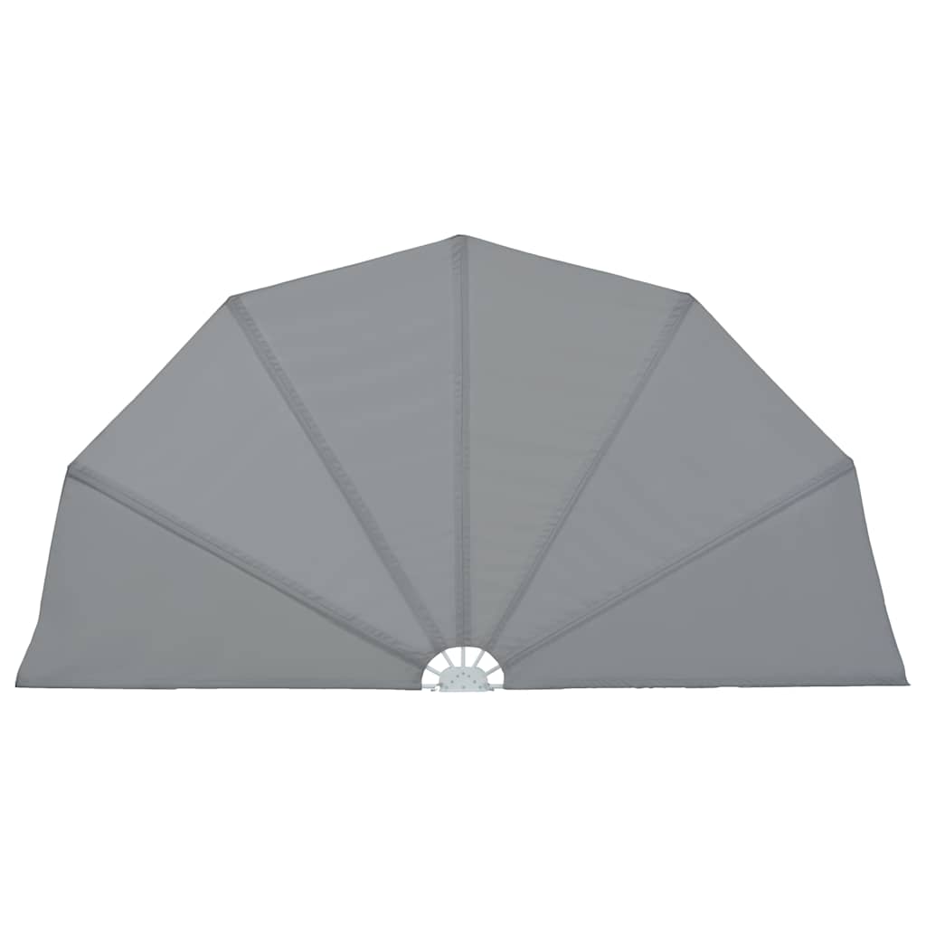 Folding Patio Side Fan Grey 160 cm