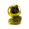 Ballon d'Or Trophy Ornament: Resin Football Craft, 2022 World Cup Souvenir, In Stock