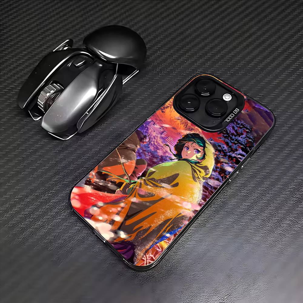 Maomao T-The A-Apothecary Diaries Phone Case For iPhone17,16,15,14,13,12,11 Plus,Pro Max Colored Silver Plated Inside Cover