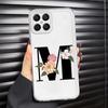 Чехол с цветочными буквами для Honor 90 Lite X9a X7b X8 X8b X9b X8a Мягкая крышка для телефона