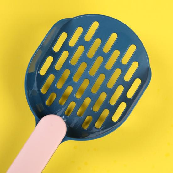 Cat Litter Shovel with Holder Cat Poop Scoop Sifting Shovel with Base Easy Clean Pet Waste Scooper for All Breeds