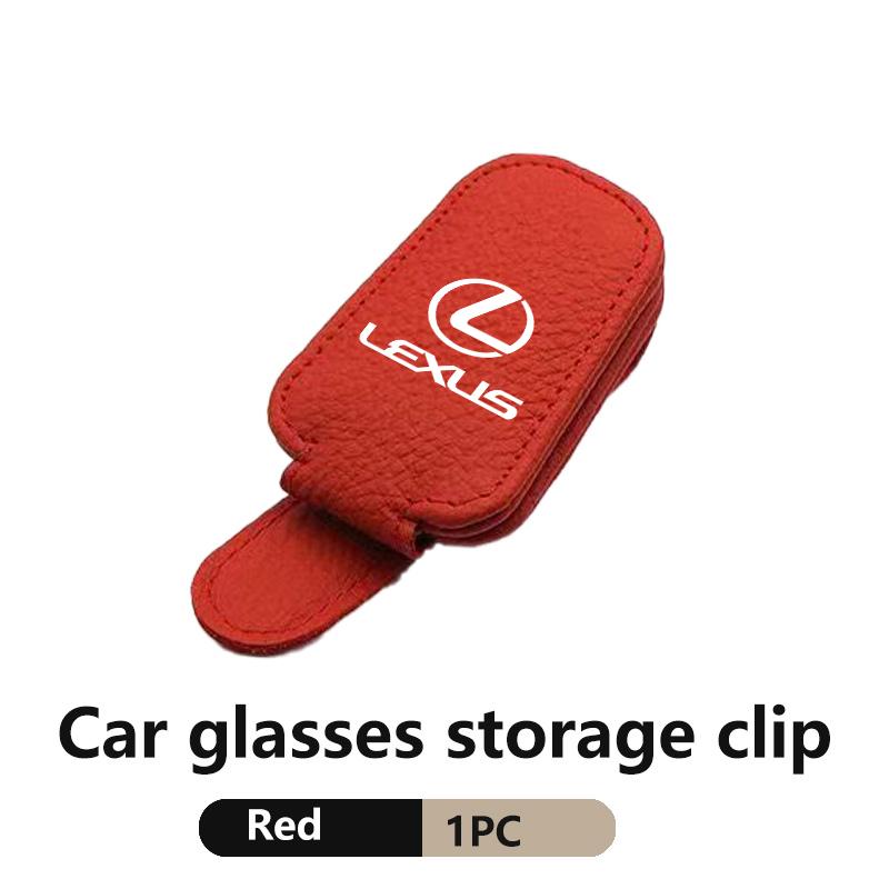 Litchi Patterned Minimalist Glasses Clip Sunshade Storage Box For Lexus IS350 ES350 IS250 IS460 IS220h IS300 LX570 UX250h AET1