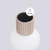 Halo taupe wall lamp IP44