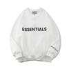 Oversized Letter Print Hooded Sweatshirt Men Warm Fleece Lined Loose Fit Casual Streetwear