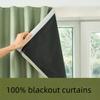 Плотные светонепроницаемые шторы на липучке, двухслойный дизайн, самоклеящиеся, для спальни и гостиной, для элегантного декора