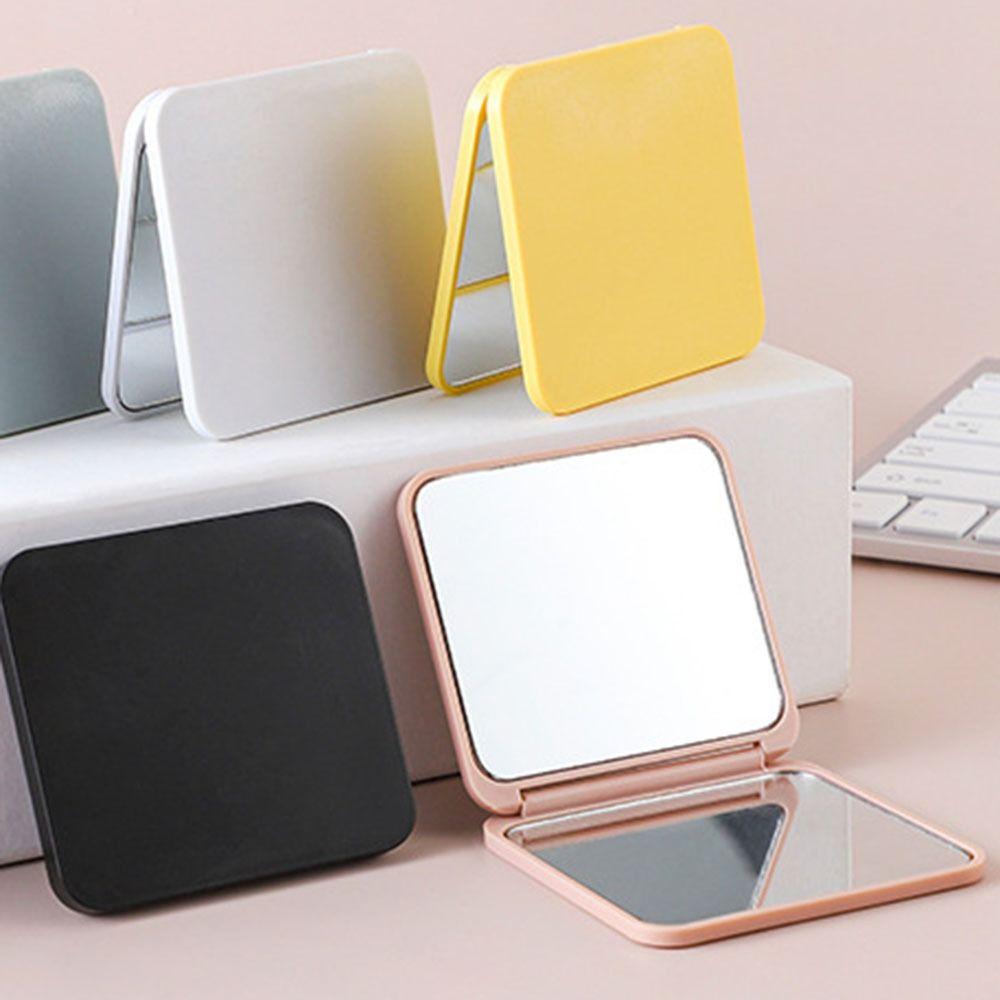 Compact Make-Up Mirror Mini Pocket Mirror Feel Comfortable Hand-Held Mirror  Women
