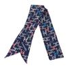Scarf Navy/multicolor Silk Women