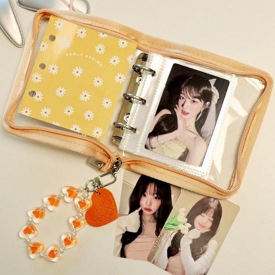 Папка-регистратор для фотографий Bombom mini с 3 отверстиями, фотокарточками и внутренними страницами