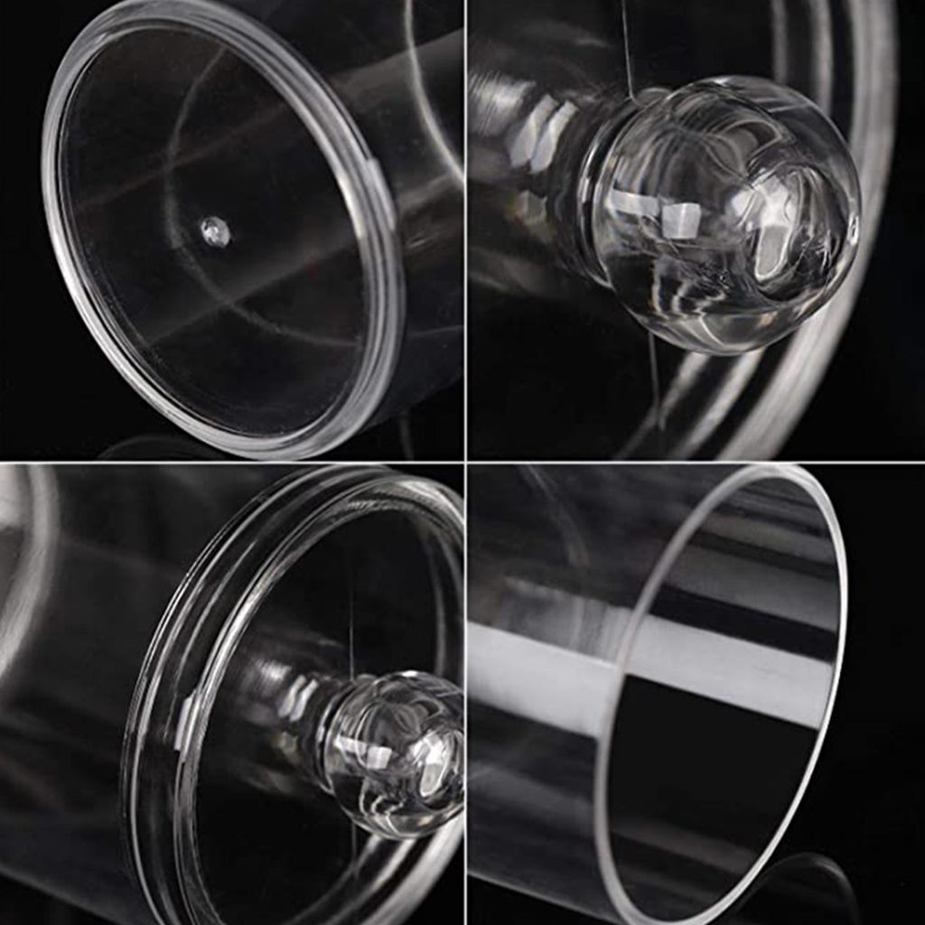 4Pcs Qtip Holder Dispenser with Lids Clear Acrylic Bathroom Jars Swab Storage Multifunction Acrylic Cosmetic Makeup Organizer