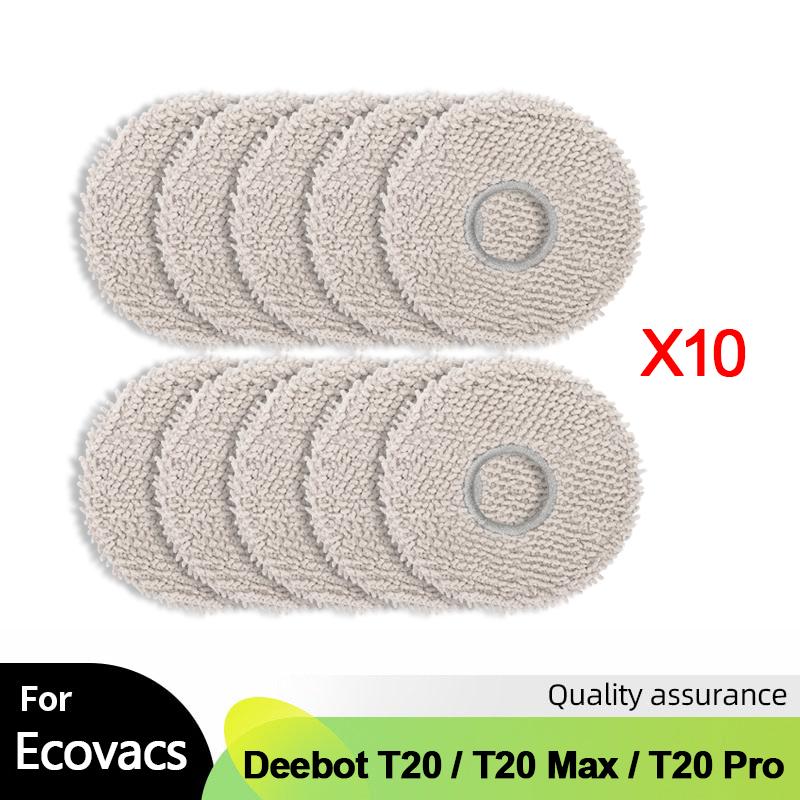For ECOVACS Deebot T20 Omni / T20 Max / T20 Pro Vacuum Cleaner Accessories Main Side Brush Mop Cloth HEPA Filter Dust Bag Parts