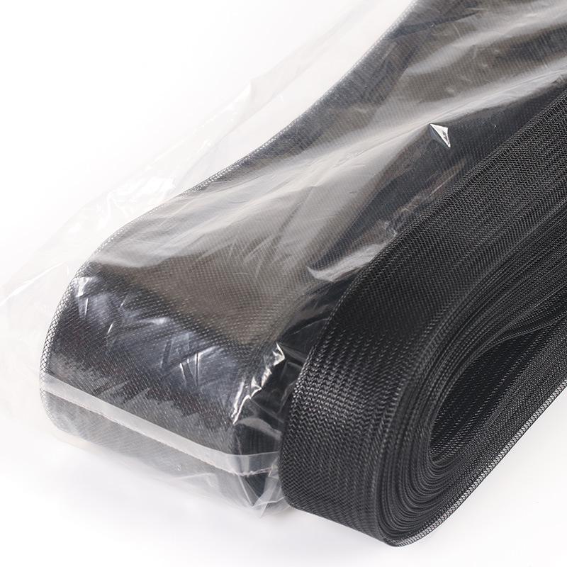 Черный и белый эластичный сетчатый пояс для юбок для латинских танцев и аксессуаров для хвостиков