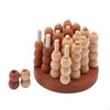 Four In A Row Chess Thinking 6 Years Table Games Kids Wooden Family Portable Puzzle