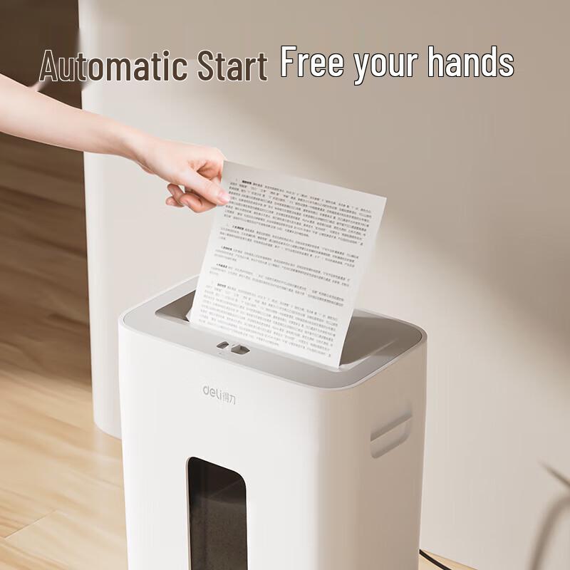 Deli GA230 6-Sheet Micro-Cut Paper Shredder CN plug (adapter included)