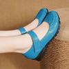 New Japanese School Uniform Shoes Women Flats Mary Jane Shoes With Hook Loop Ladies Leather Flat Shoes Black Loafers Nurse Shoes