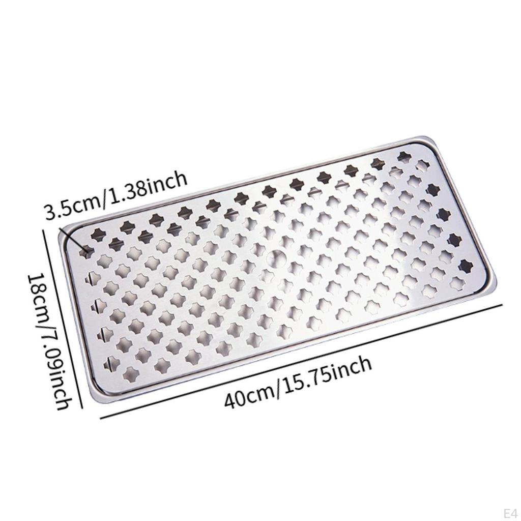 Поддон для сбора капель пива, аксессуар для бара с напитками, дренажная пластина, кегератор, полированный