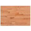 VidaXL Dessus de table 60x40x4 cm rectangulaire bois massif de hêtre 3188899