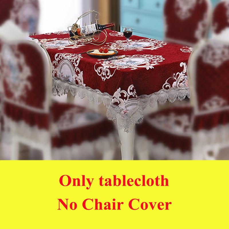 Роскошный европейский легкий чехол на подушку для стула, скатерть, подушка для обеденного стула, чехол для стола, домашний спандекс, чехол на стул, жаккардовый красный, 1 шт.