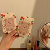 Pu Leather Mini Cosmetic Bag Bear Lipstick Storage Bag Korean Style Makeup Bag  Lipstick Storage