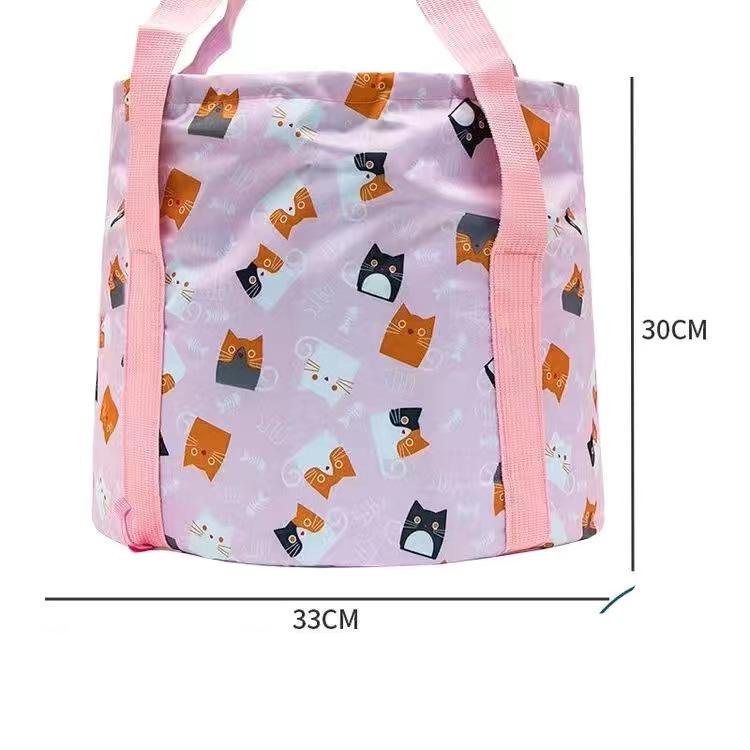 Складная дорожная ванночка для ног: Портативный таз для замачивания ног, умывания лица и стирки. Идеально для дома и улицы.