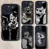 Ужасы-Клоуны-T-Terrifier Для iPhone 17 16 15 14 13 12 11 Pro Max Plus Черный Чехол-бампер из ТПУ с Полным Покрытием, Ударопрочный