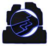 Автомобильные коврики CARLUX-BLUE для: Минивэн Mazda MPV II LW (1999-2006 гг.)