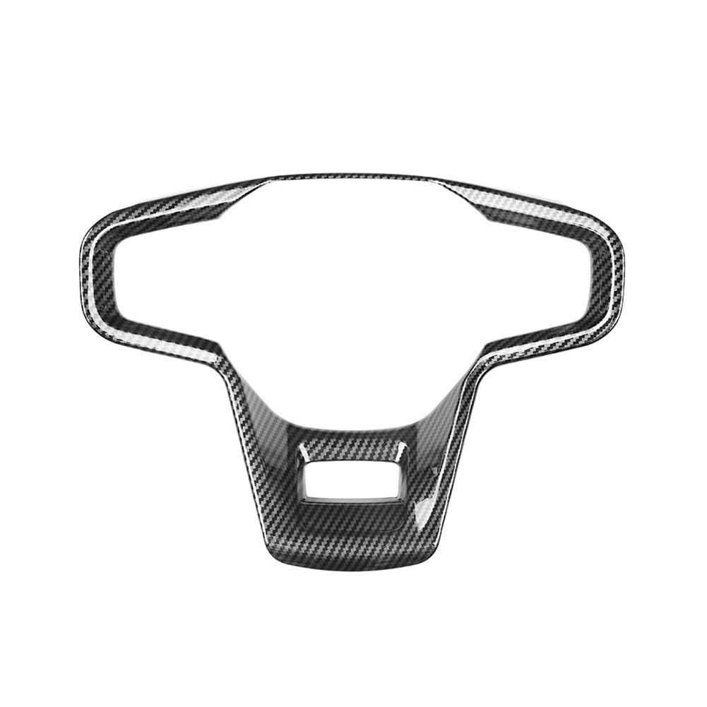 Carbon Fiber Steering Wheel Panel Cover Trim Accessories For Ford Bronco 2021 22