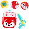 Toy water gun,Children Summer Outdoor Mini Cartoon Animals Baby Backpack Water Gun Beach Pool Party Fight Gun Toy for Kids Favor
