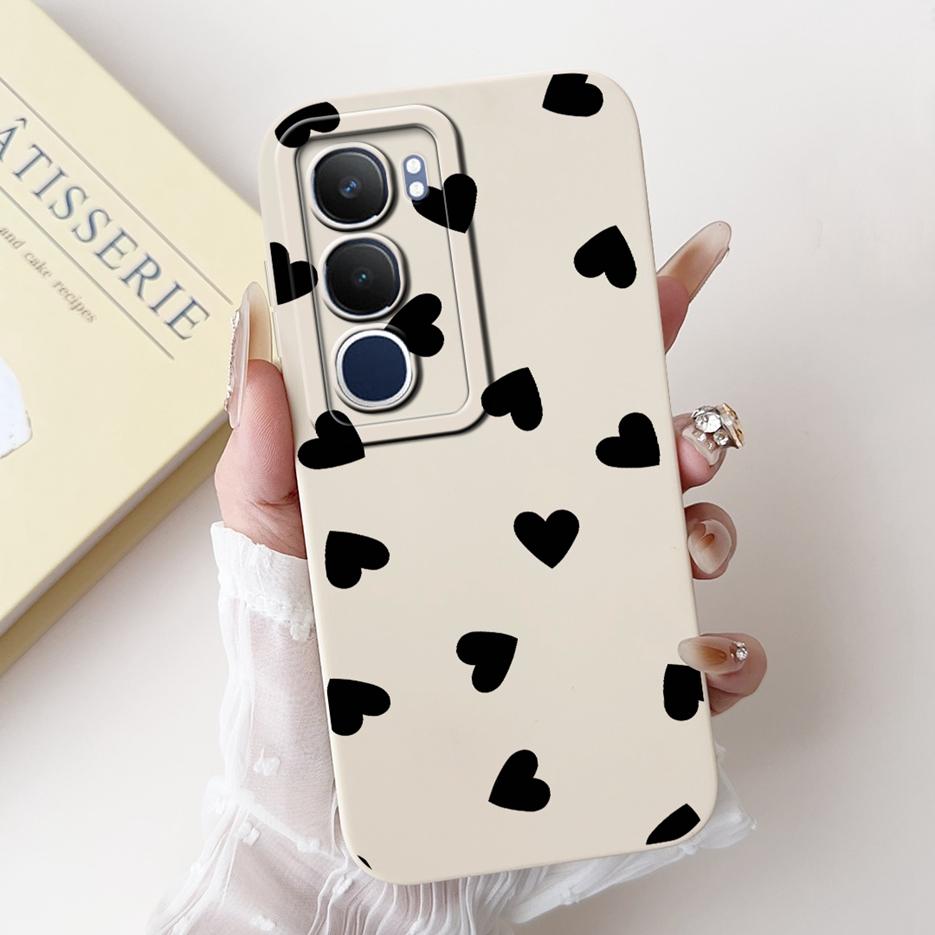 Для Vivo Y19s 4G Чехол V2419 Милый Кот Сетчатый Рисунок Чехол Ударопрочный Мягкий Силиконовый Чехол для Телефона Для Vivo Y19s Y 19 s VivoY19s Fundas