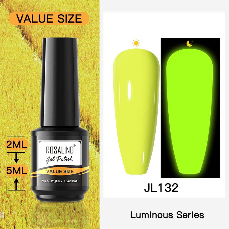 ROSALIND 7ml Soak Off Гель-лак яркий для дизайна ногтей LED / УФ-лампа