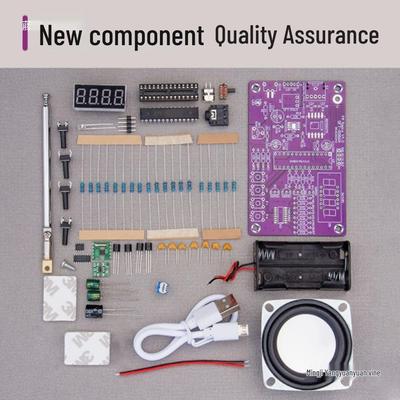 Набор для сборки FM-радио с цифровым дисплеем для изучения микроконтроллеров