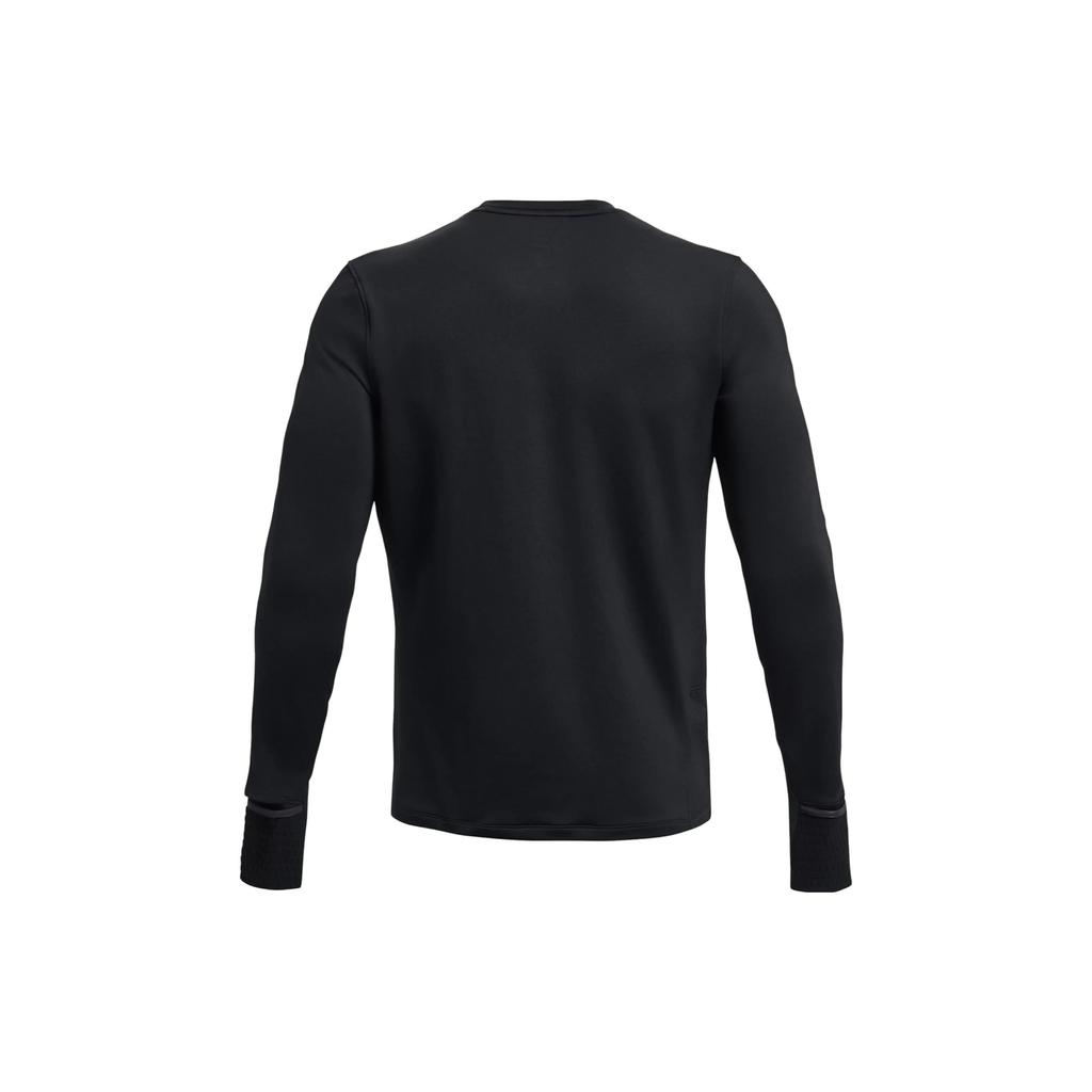 Under Armour Qualifier Fleece Warm Crew Neck Long Sleeve T-Shirt Men Tops Black 1379304-001
