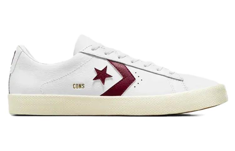 Кожаные Converse Vulc Pro 'Белый Глубокий Бордовый' A05328C