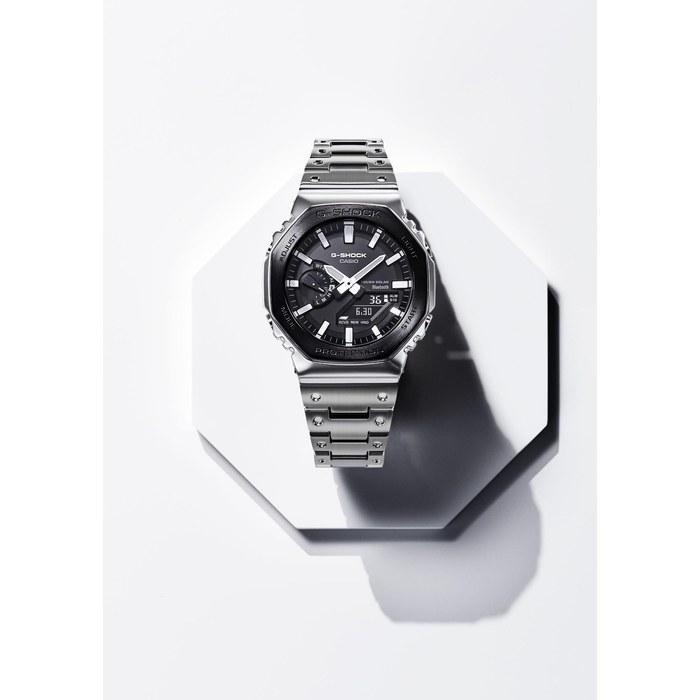 [Casio] Watch G-Shock Bluetooth Full Metal Tough Solar Black Bezel GM-B2100BT-1AJF Men's Silver Silver/Black