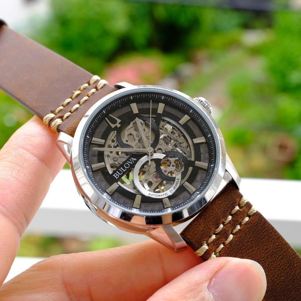 Б/у [Хорошее состояние] BULOVA с автоподзаводом скелетон 96A208