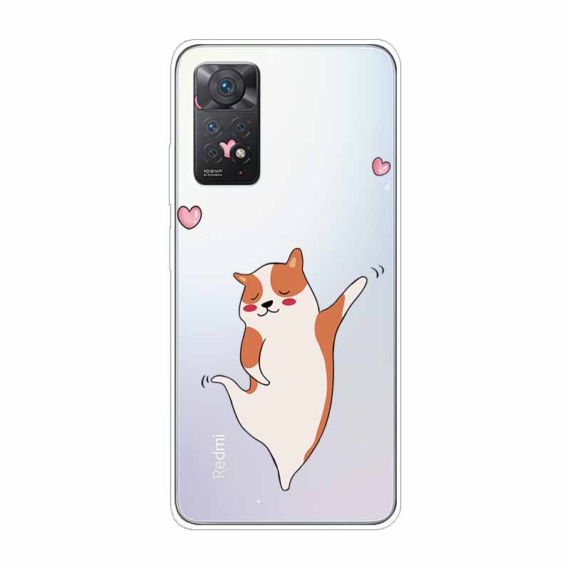 For Xiaomi Redmi Note 11 Pro 5G Case Transparent Soft TPU silicon Phone Cover For Xiaomi Redmi Note11 Pro 4G Case Clear Funda