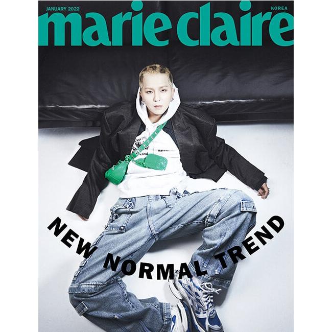Журнал Marie Claire, выпуск за январь 2022 г., обложка MINO, весь журнал, K POP