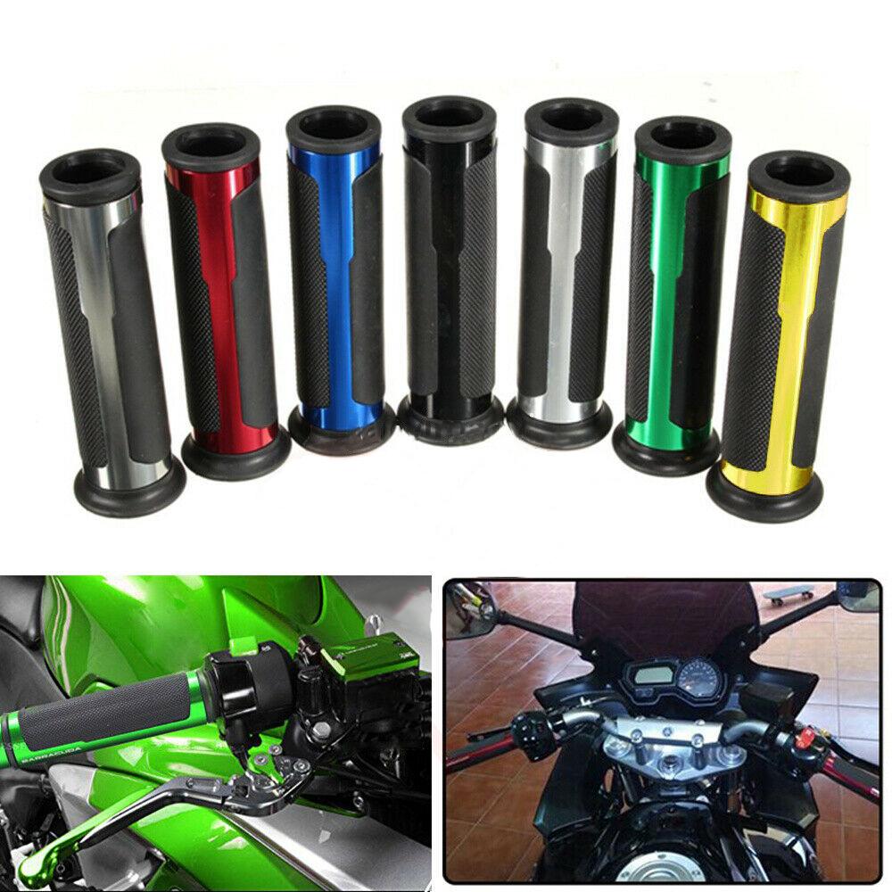 Для Kawasaki Suzuki GSXR600 750 SV650 для YAMAHA R1 R6 7/8 "22 мм резиновый руль мотоцикла, ручки для рук