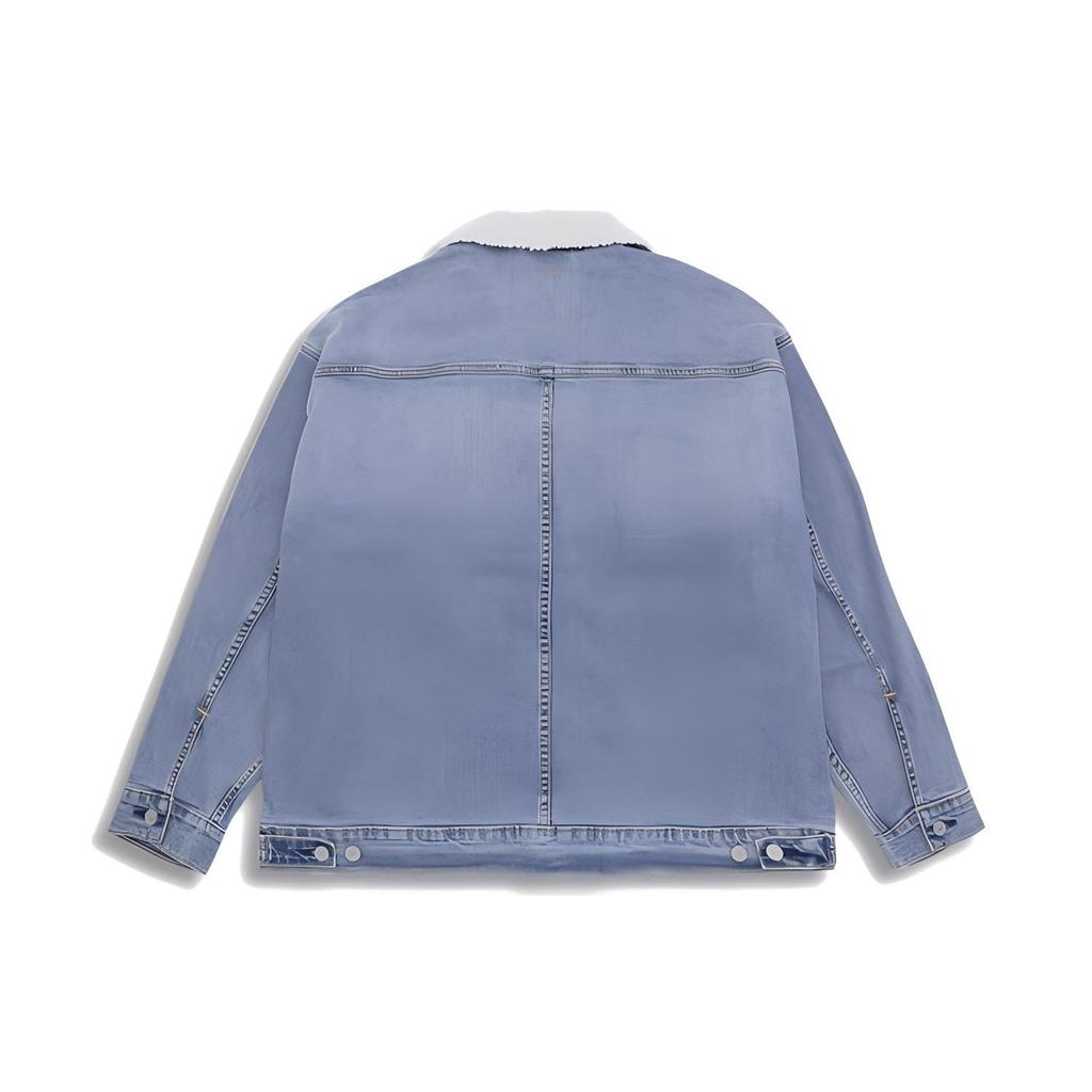 Levis Winter Warm Series Faux Shearling воротник с длинным рукавом куртка мужская куртка Floral-Blue 85242-0009
