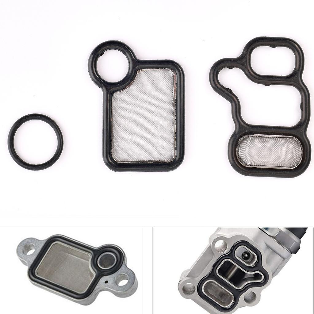 Автомобильные аксессуары Комплект прокладок электромагнитного золотникового клапана для Honda Acura Civic CRV Accord K-series i-VTEC K20 K23 K24 K20A 2001-11 15815-RAA-A02 91319-PAA-A01