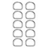 10 ШТ. D-образное кольцо из нержавеющей стали 316, бесшовное сварное оборудование, D-пряжка, кольцо, аксессуары для серфборда, каяка, 6 мм 30x27x6 мм