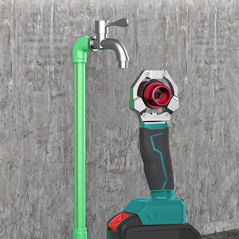 Cordless Hot Melt Machine Electric PPR / PB / PE Water Pipe Melter Rechargeable Plastic Welding Tools With Heads