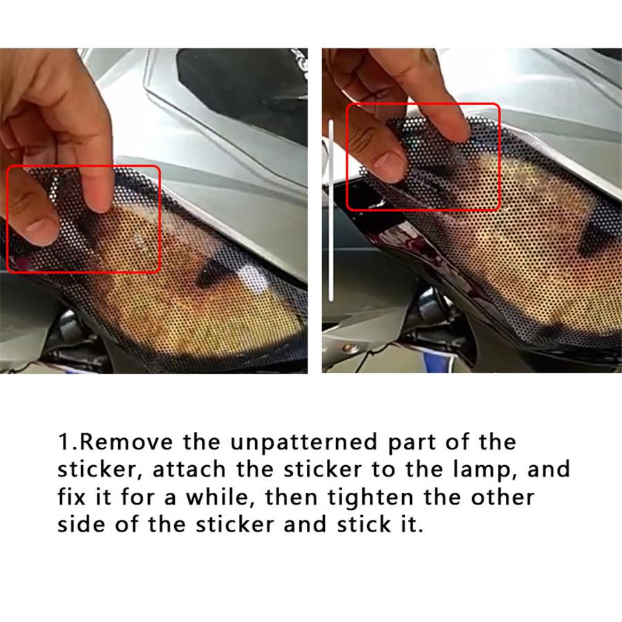 For 2014-2016 Kawasaki Z1000 Headlight Sticker Headlamp Decor Green Eye Decal X2